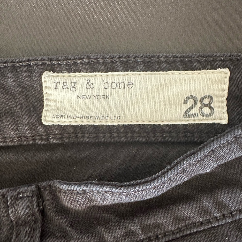 Rag & Bone Wide Leg Jeans